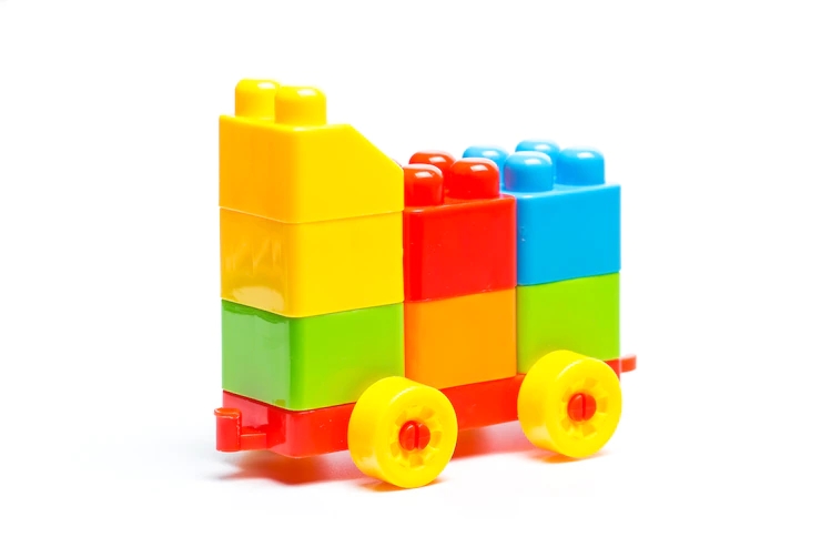 Mainan Balok Susun Plastik, Mainan Anak 4 Tahun